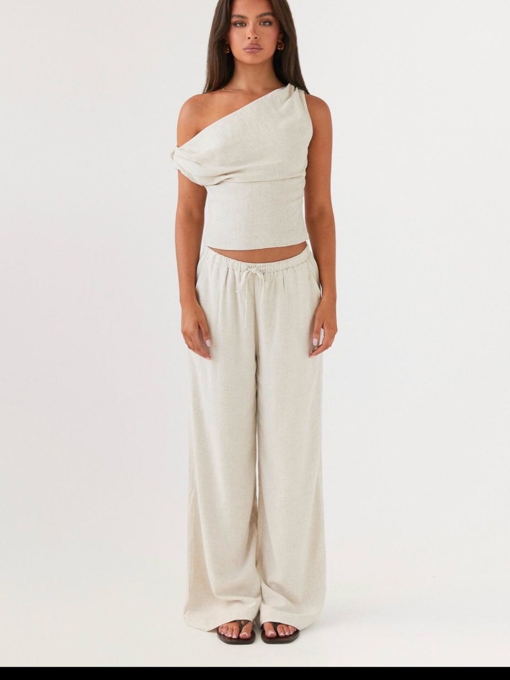 Peppermayo Set Sail Linen Pants Oat